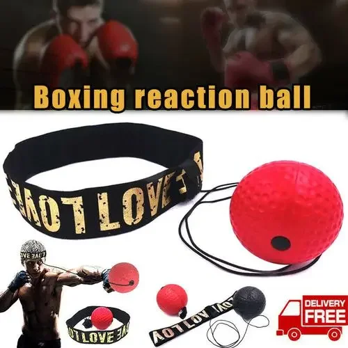 Boxing Speed Reflex Training Headband with Reaction Ball 2 Boxing Speed Reflex Training Headband with Reaction Ball - Image 2