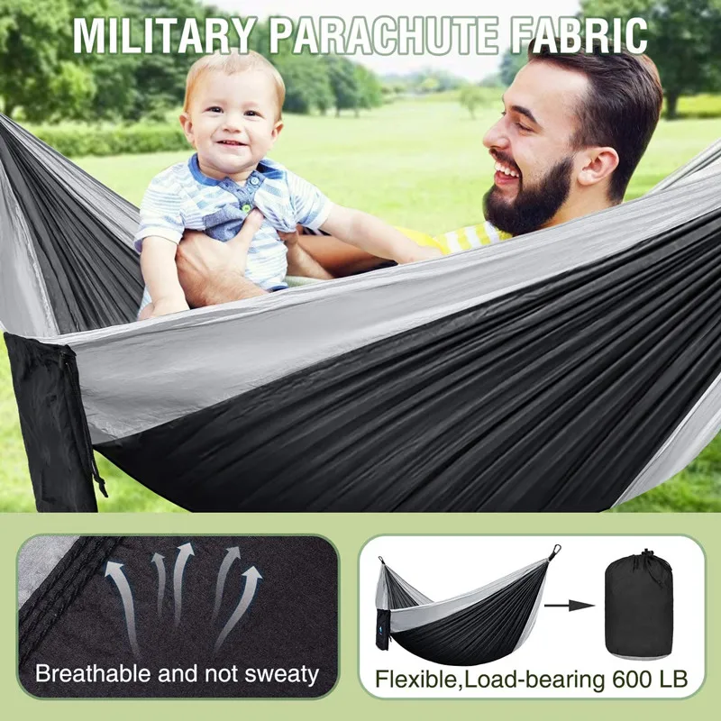 Portable Parachute Fabric Hammock 6 Portable Parachute Fabric Hammock - Image 6