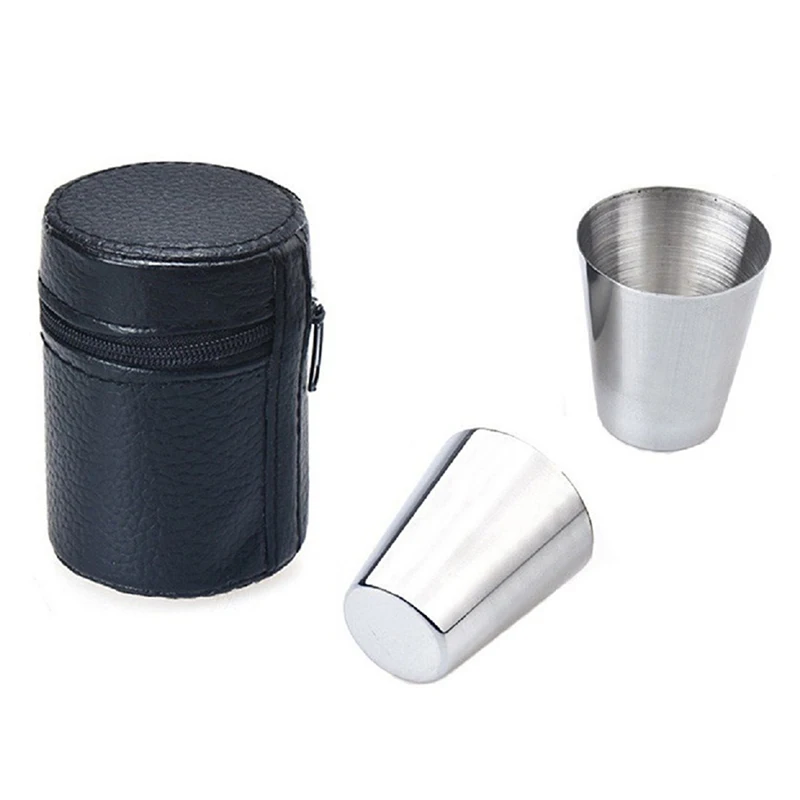 Mini Stainless Steel Cup Set - 4/6Pcs 6 Mini Stainless Steel Cup Set - 4/6Pcs - Image 6
