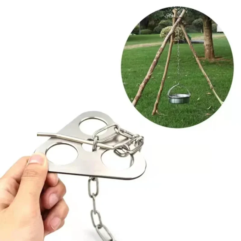 Portable Camping Tripod Rack