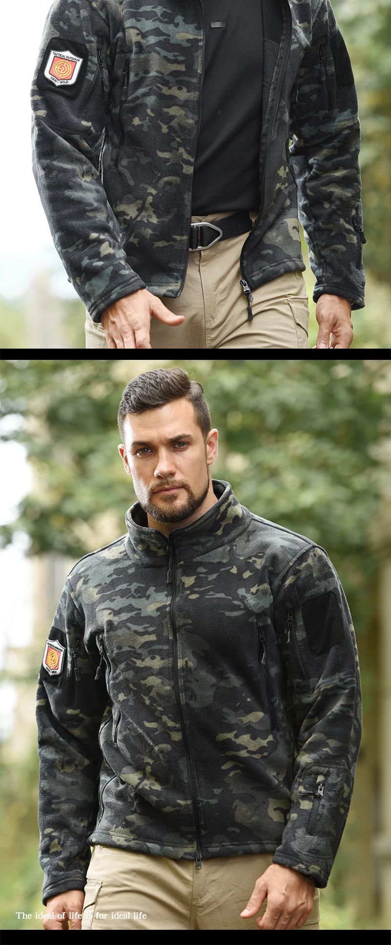 Thermal Soft Fleece Tactical Jacket 7 Thermal Soft Fleece Tactical Jacket - Image 7