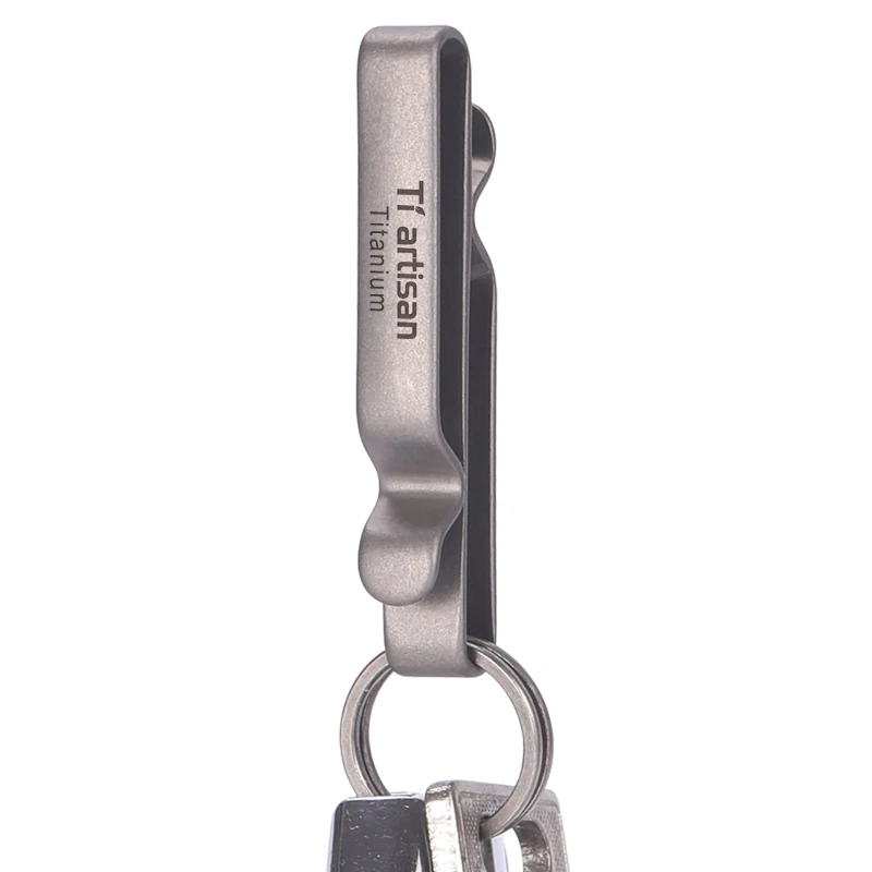 Titanium Carabiner Keychain Waist Belt Clip 5 Titanium Carabiner Keychain Waist Belt Clip - Image 5