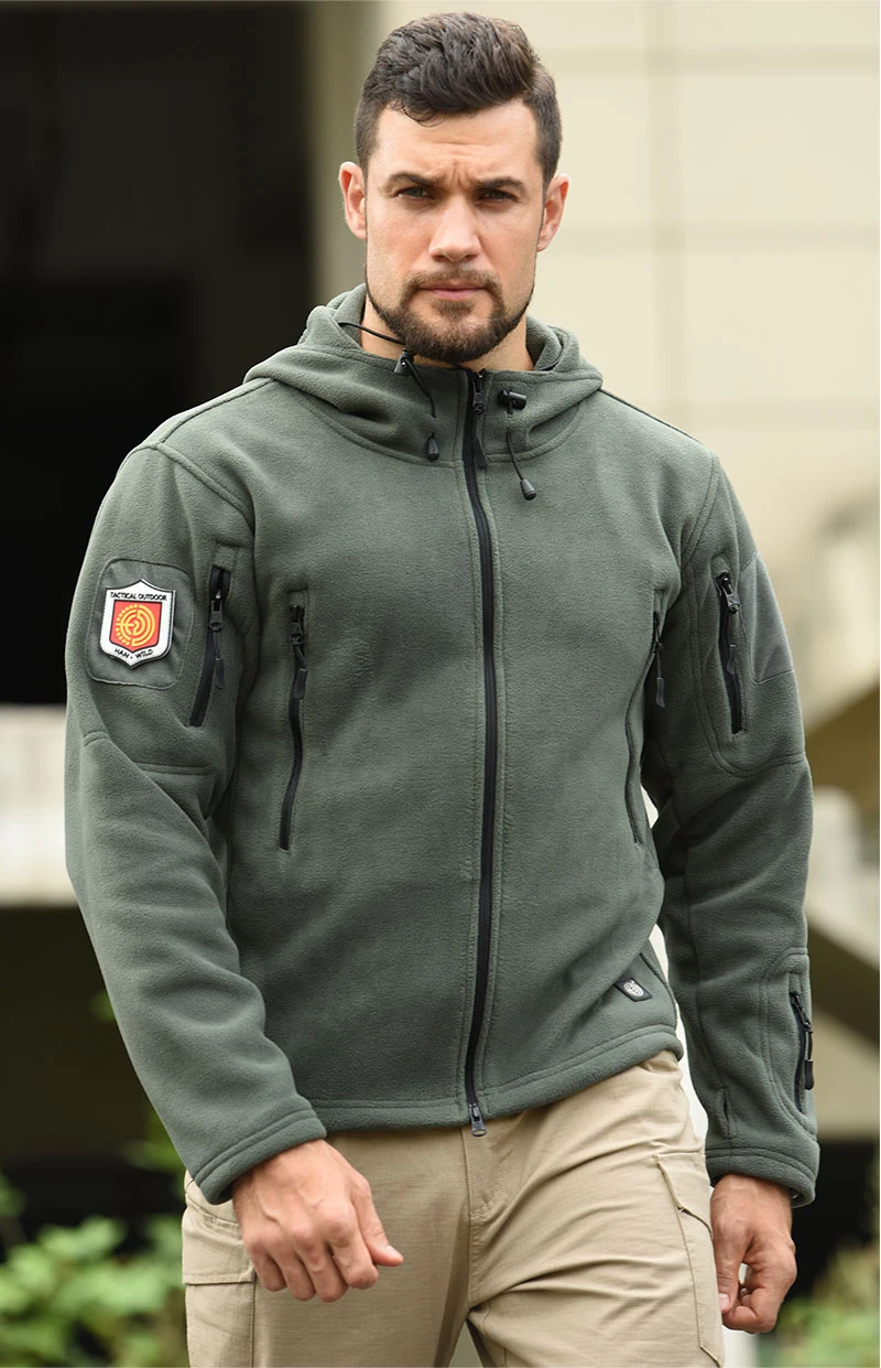 Thermal Soft Fleece Tactical Jacket 8 Thermal Soft Fleece Tactical Jacket - Image 8