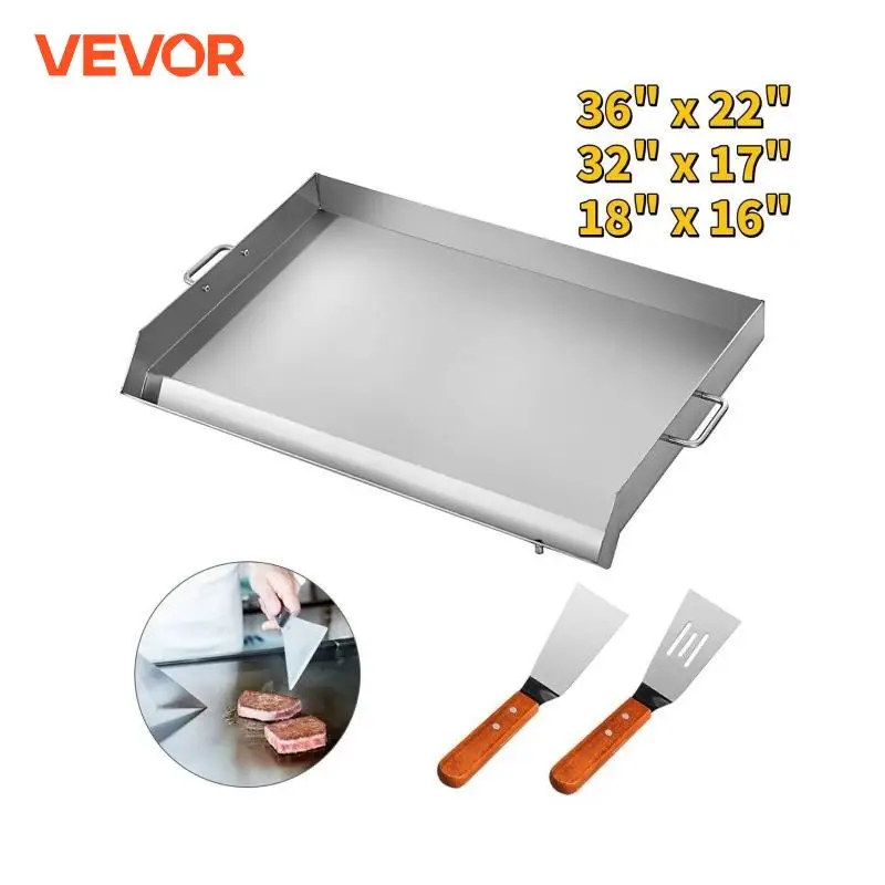 Stainless Steel Griddle - Flat Top