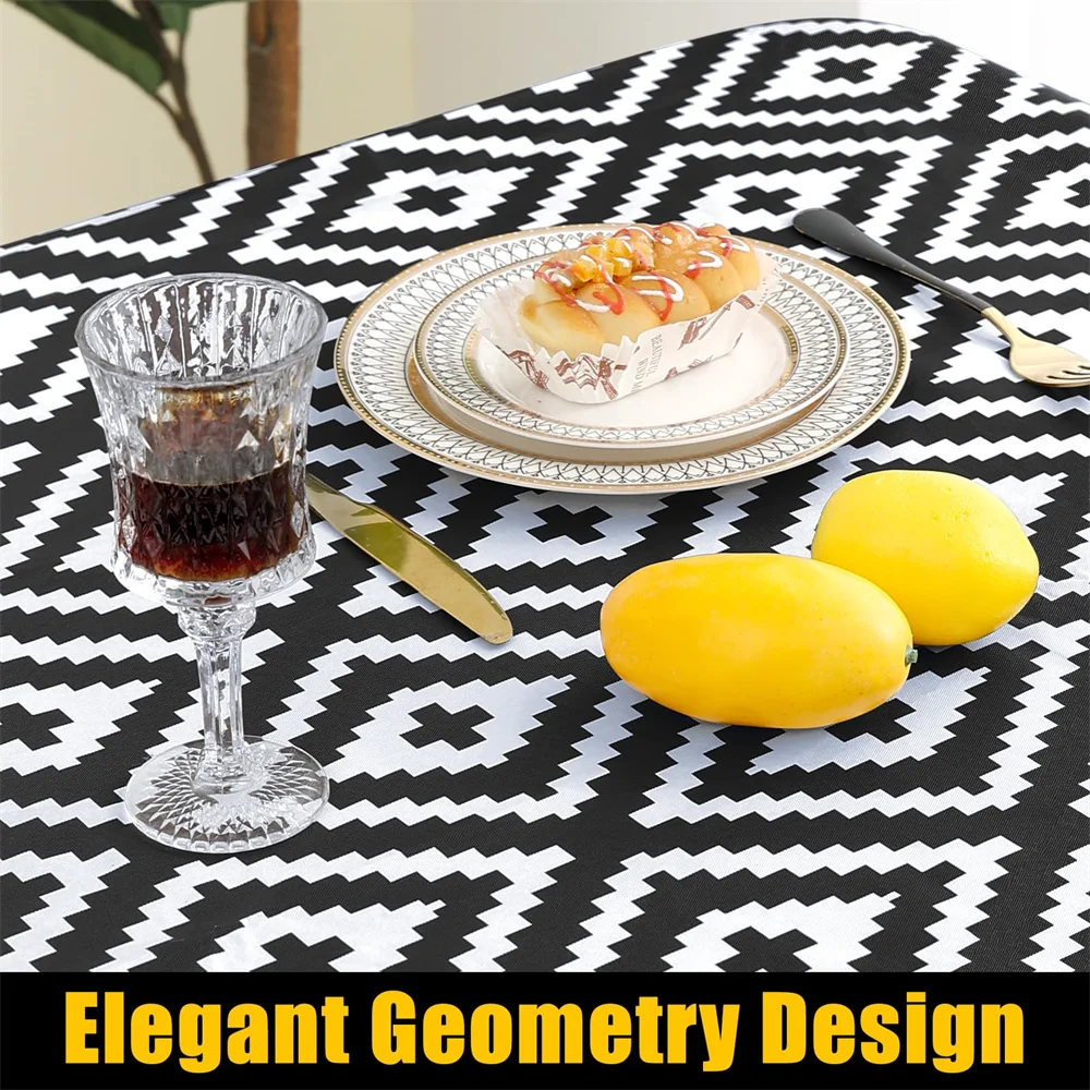 Waterproof Rectangle Picnic Table Cloth 6 Waterproof Rectangle Picnic Table Cloth - Image 6