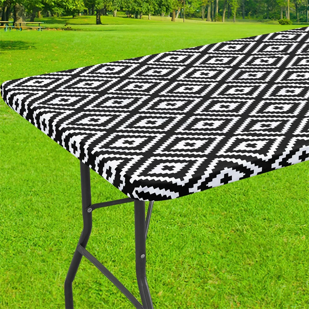 Waterproof Rectangle Picnic Table Cloth 1 Waterproof Rectangle Picnic Table Cloth