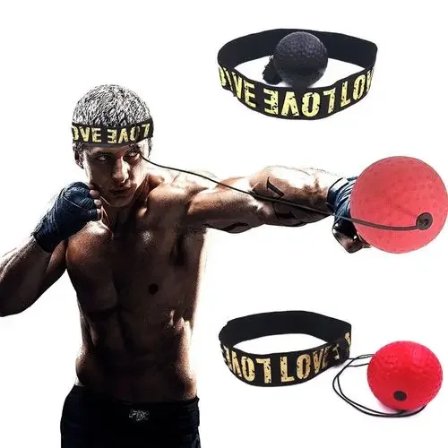 Boxing Speed Reflex Training Headband with Reaction Ball 1 Boxing Speed Reflex Training Headband with Reaction Ball
