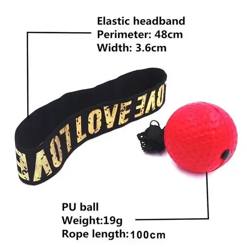 Boxing Speed Reflex Training Headband with Reaction Ball 5 Boxing Speed Reflex Training Headband with Reaction Ball - Image 5