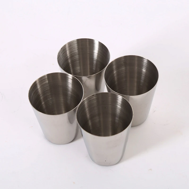 Mini Stainless Steel Cup Set - 4/6Pcs 5 Mini Stainless Steel Cup Set - 4/6Pcs - Image 5