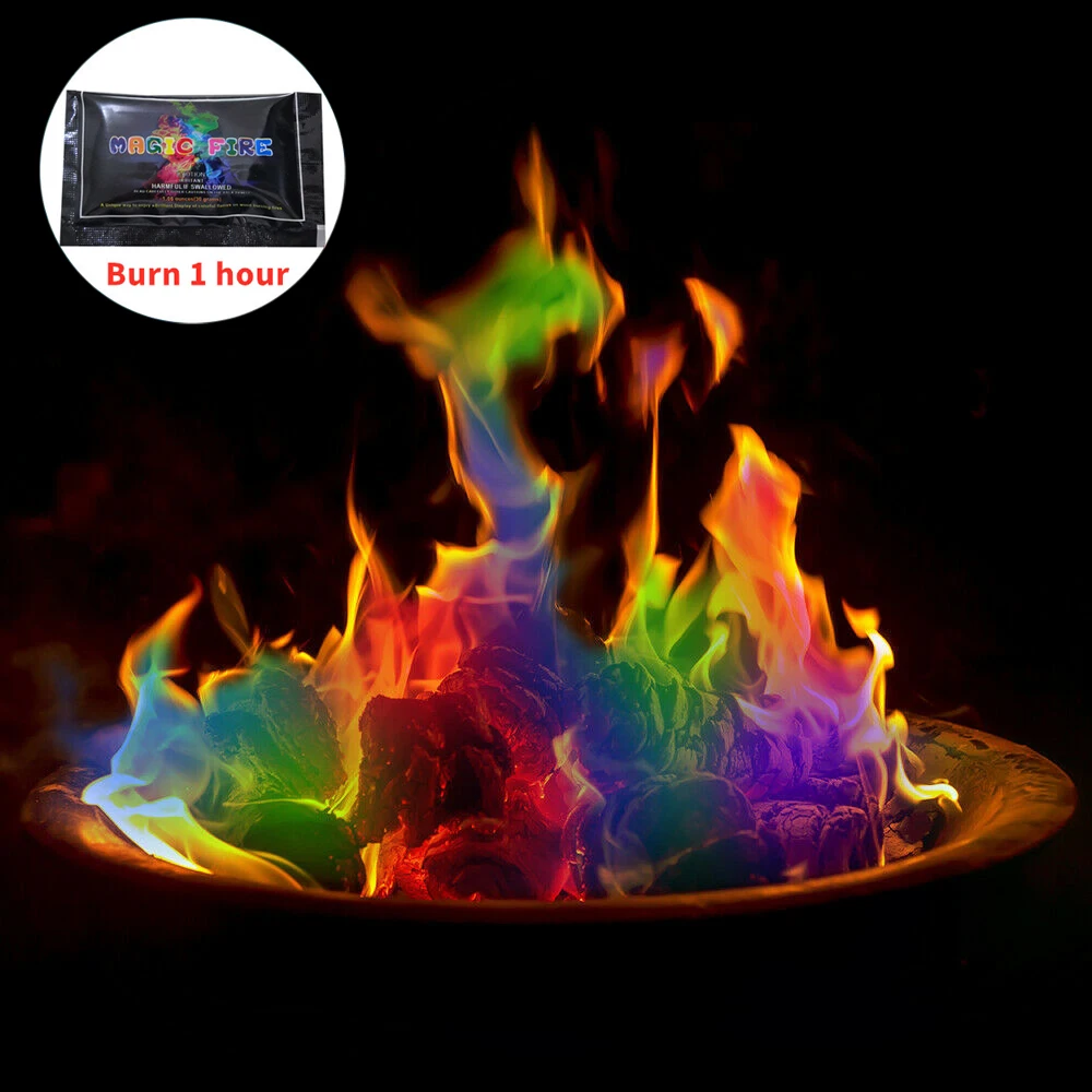 Colorful Flames Bonfire Powder 1 Colorful Flames Bonfire Powder