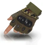 Tactical Camouflage Half Finger Gloves