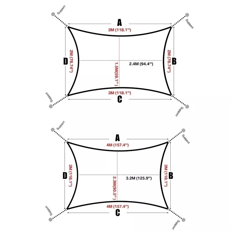 Waterproof Outdoor Shade Sail 5 Waterproof Outdoor Shade Sail - Image 5