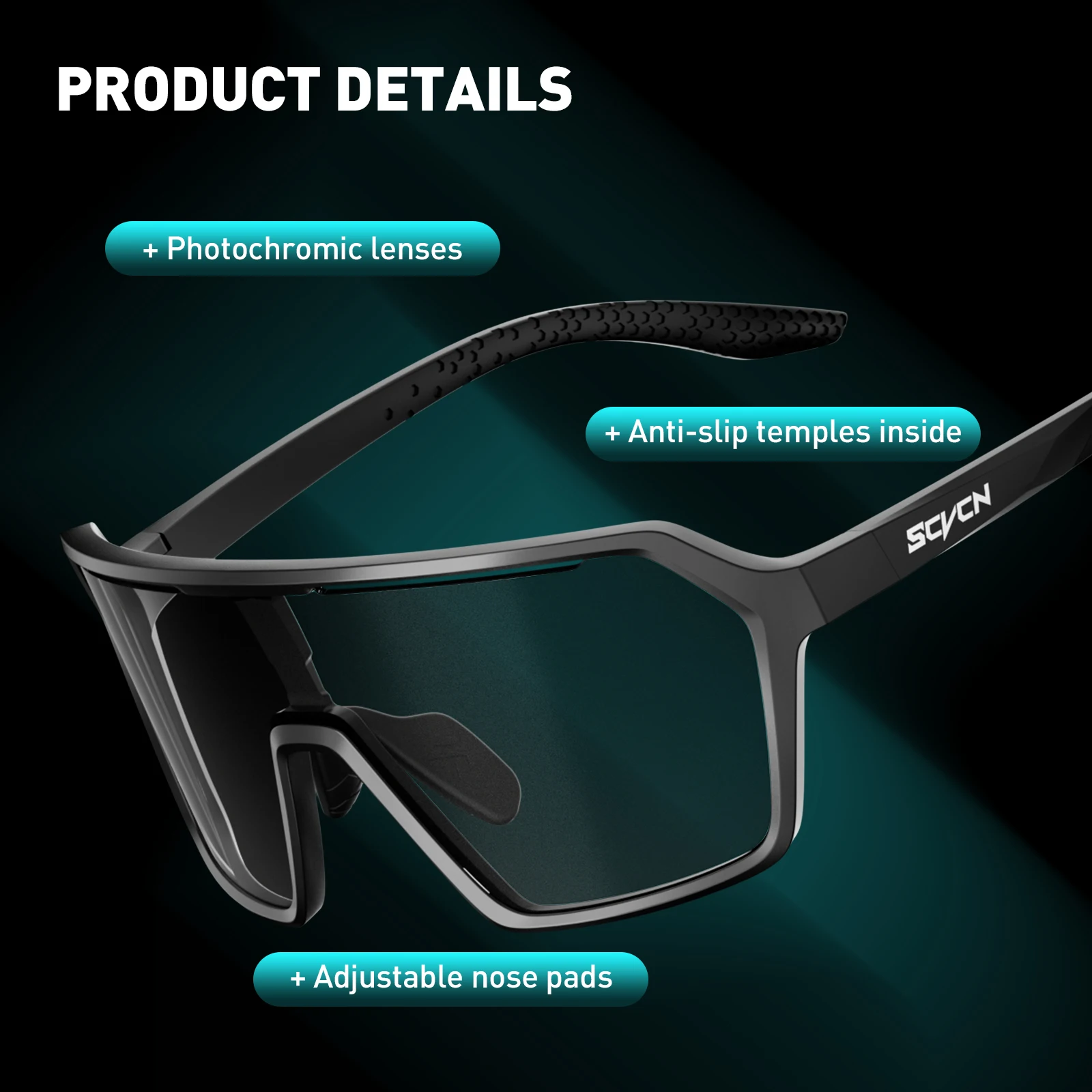 Photochromic Cycling Sunglasses 6 Photochromic Cycling Sunglasses - Image 6