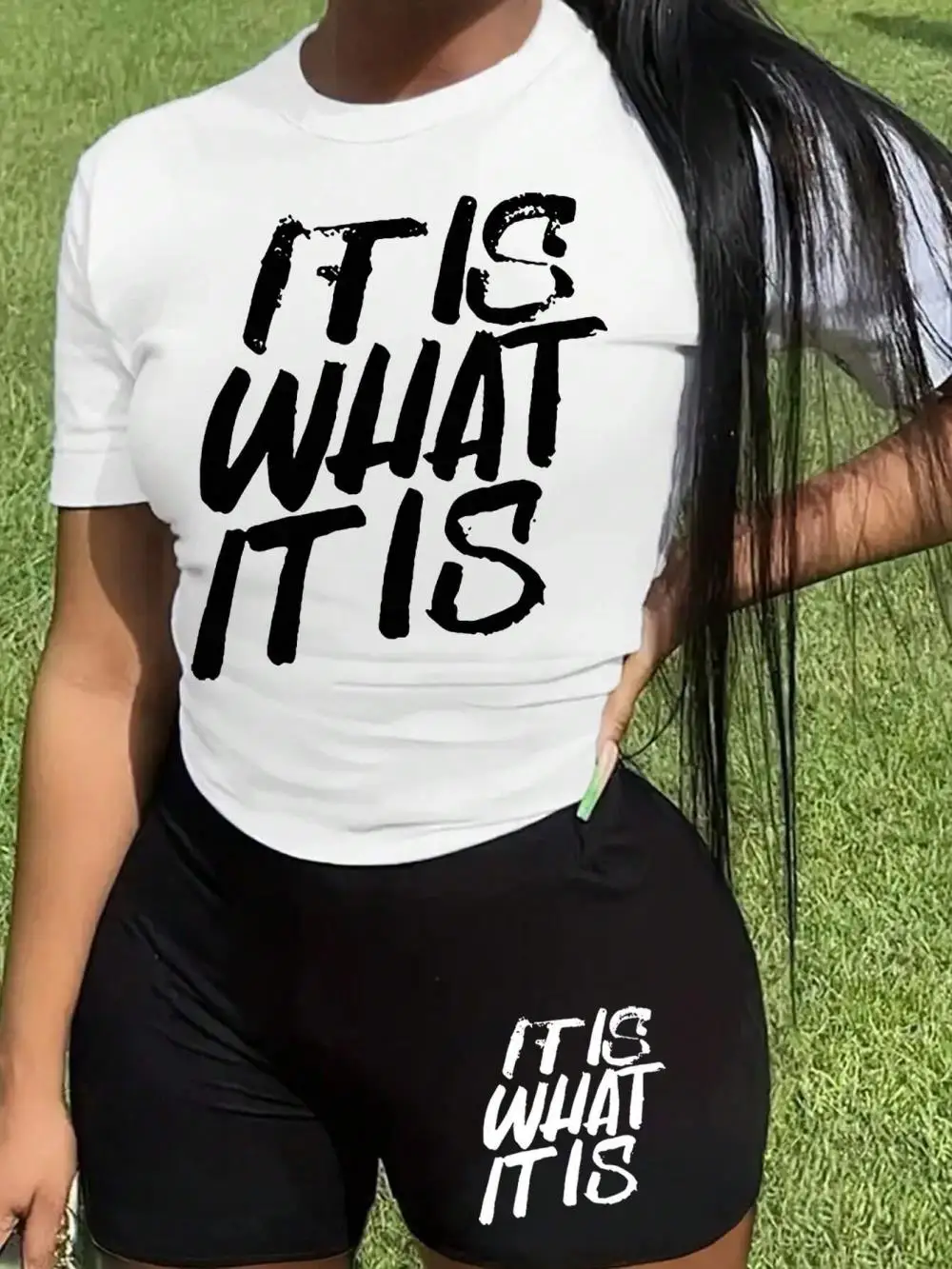 Casual Loose Fit T-shirt and Shorts Set 6 Casual Loose Fit T-shirt and Shorts Set - Image 6