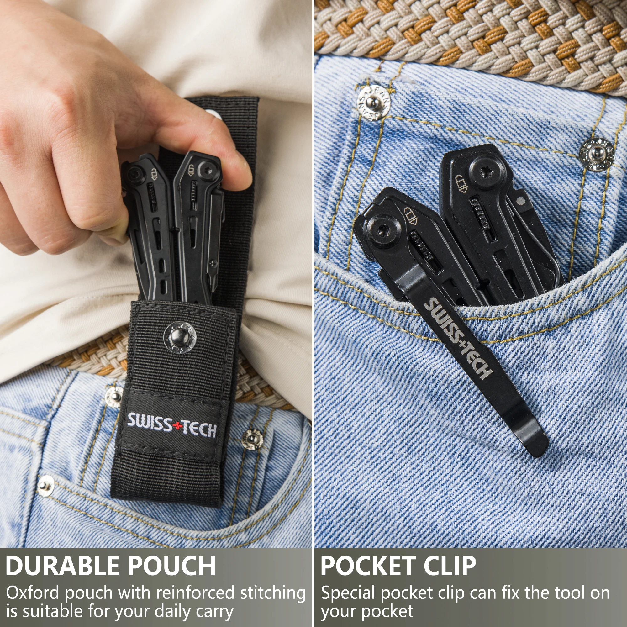 16-in-1 Swiss Tech Camping Multitool with Folding Plier 7 16-in-1 Swiss Tech Camping Multitool with Folding Plier - Image 7