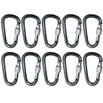 Aluminum Carabiner Set for Camping and Outdoor Activities