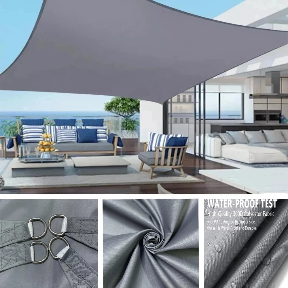Waterproof Outdoor Shade Sail 1 Waterproof Outdoor Shade Sail