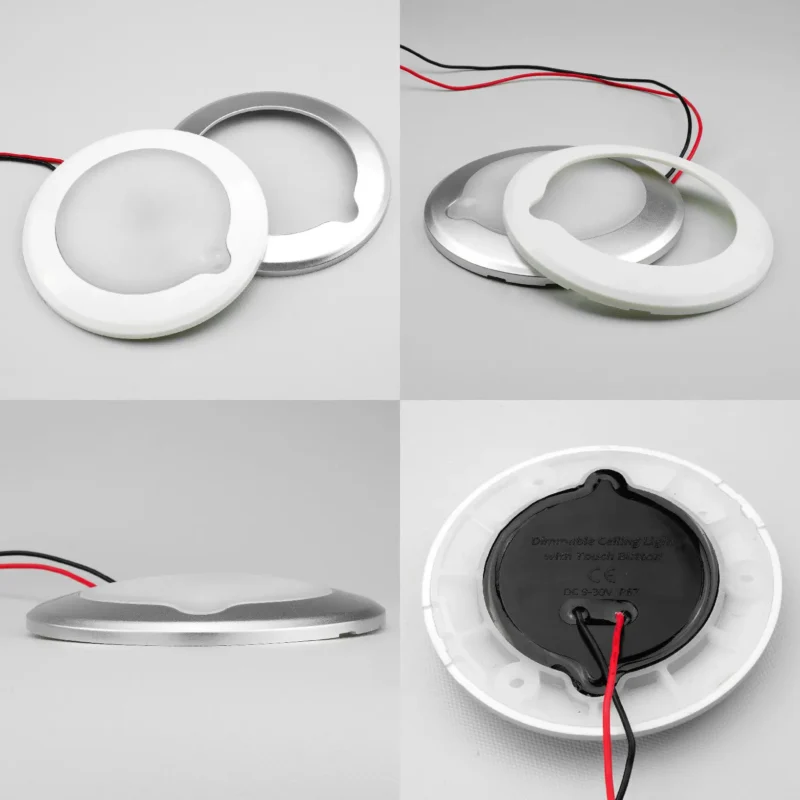Slim LED Ceiling Light with Touch Dimmer Switch