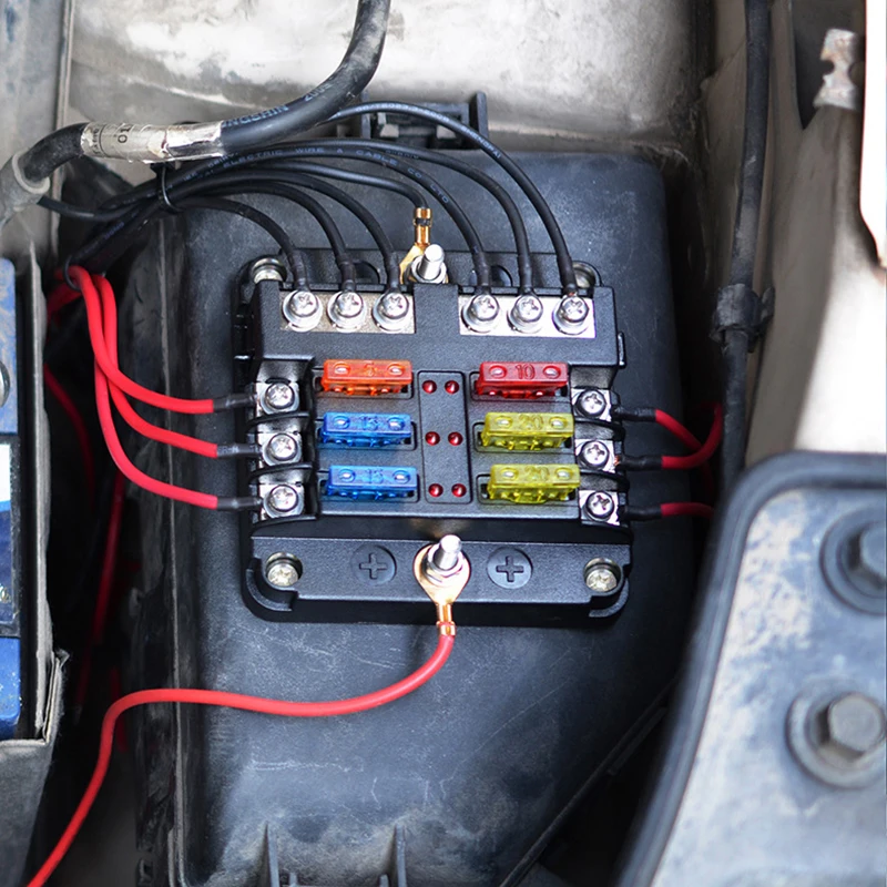 Universal Auto Fuse Block with LED Indicator 5 Universal Auto Fuse Block with LED Indicator - Image 5