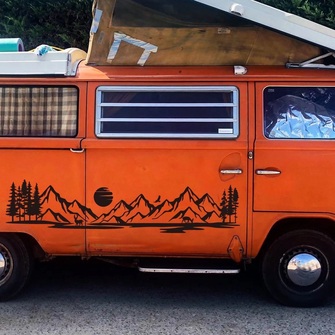 Forest Camper Vinyl Decal Sticker 1 Forest Camper Vinyl Decal Sticker