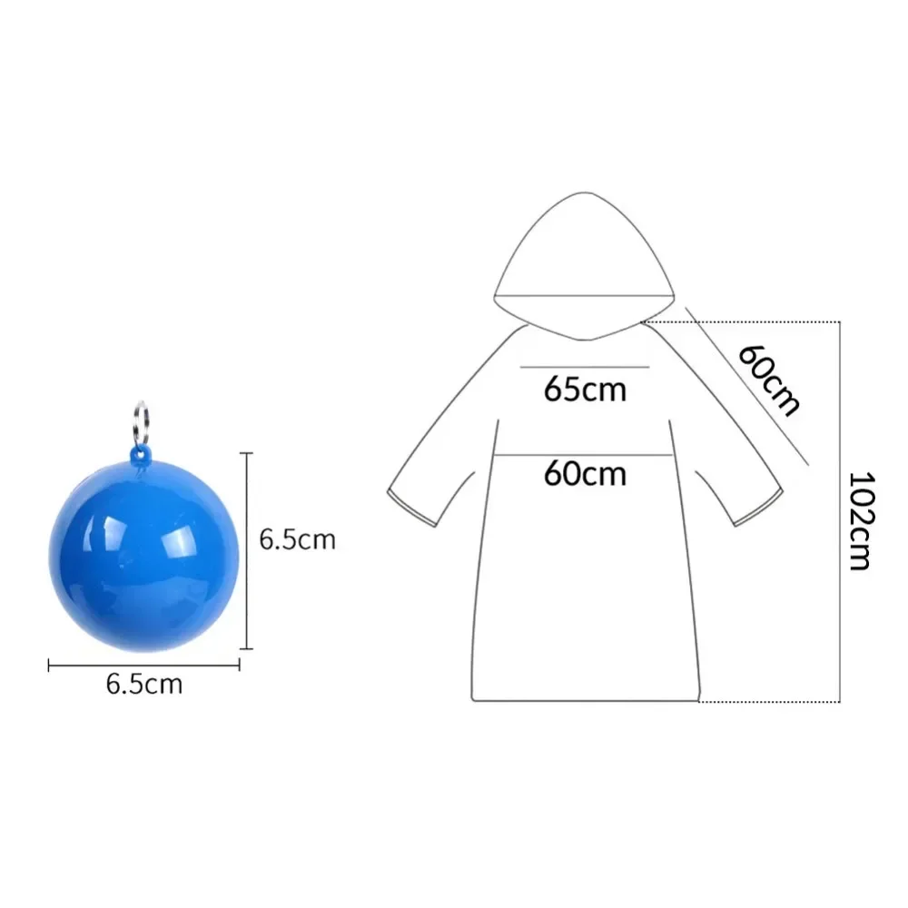 Portable Disposable Raincoat Keychain 6 Portable Disposable Raincoat Keychain - Image 6