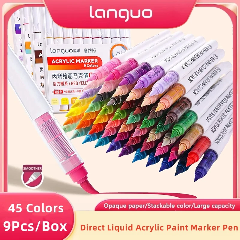 Stacking Acrylic Marker Pen Set