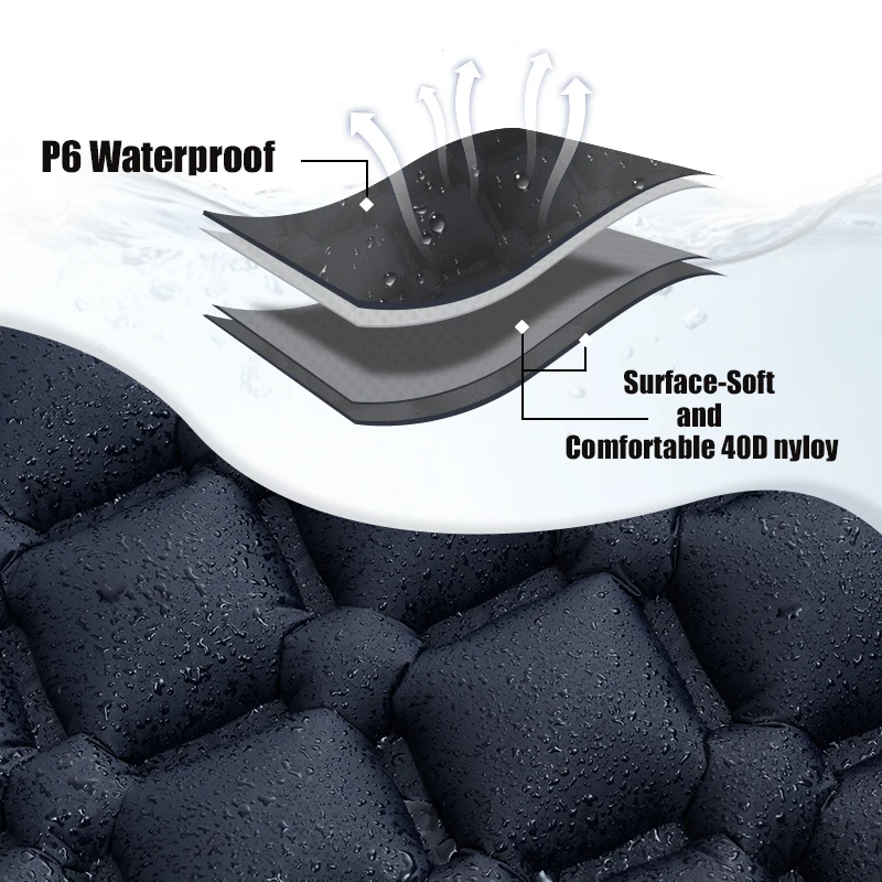 Ultralight Camping Sleeping Pad with Inflator Pump 5 Ultralight Camping Sleeping Pad with Inflator Pump - Image 5