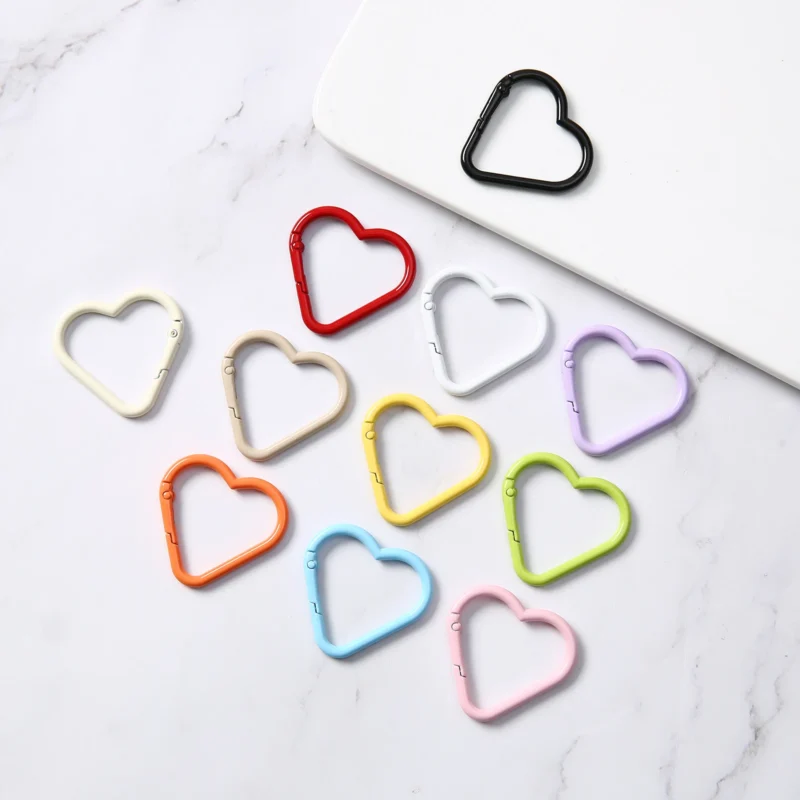 Heart-Shaped Carabiner Key Ring