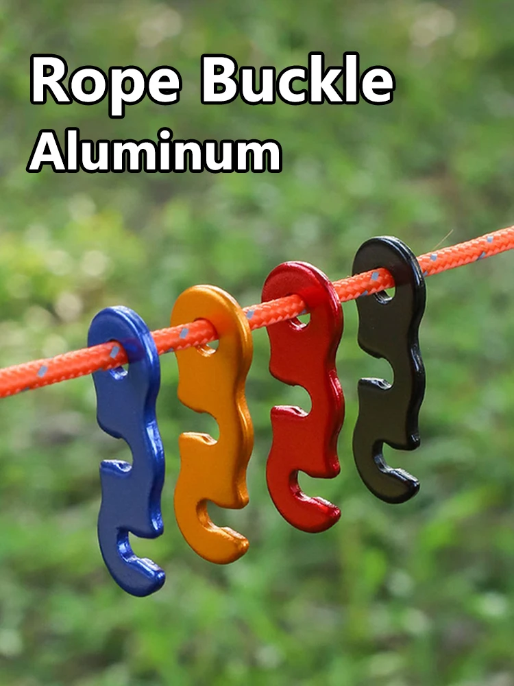Adjustable Aluminum Tent Rope Buckle 1 Adjustable Aluminum Tent Rope Buckle