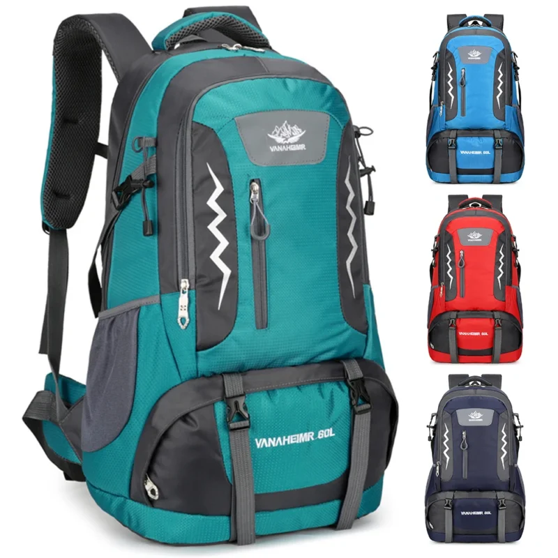 60L Water-resistant Hiking Backpack