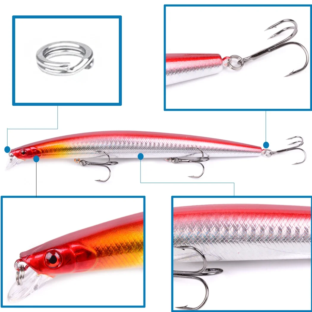 Big Laser Minnow Fishing Lure Set 3 Big Laser Minnow Fishing Lure Set - Image 3