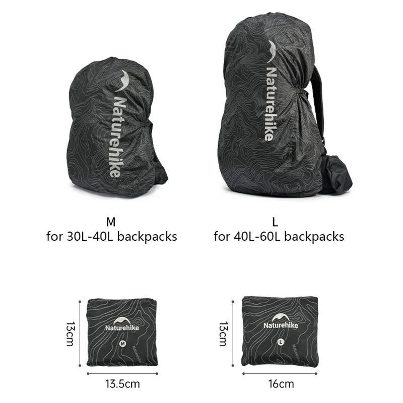 Reflective Backpack Rain Cover for Outdoor Activities 6 Reflective Backpack Rain Cover for Outdoor Activities - Image 6