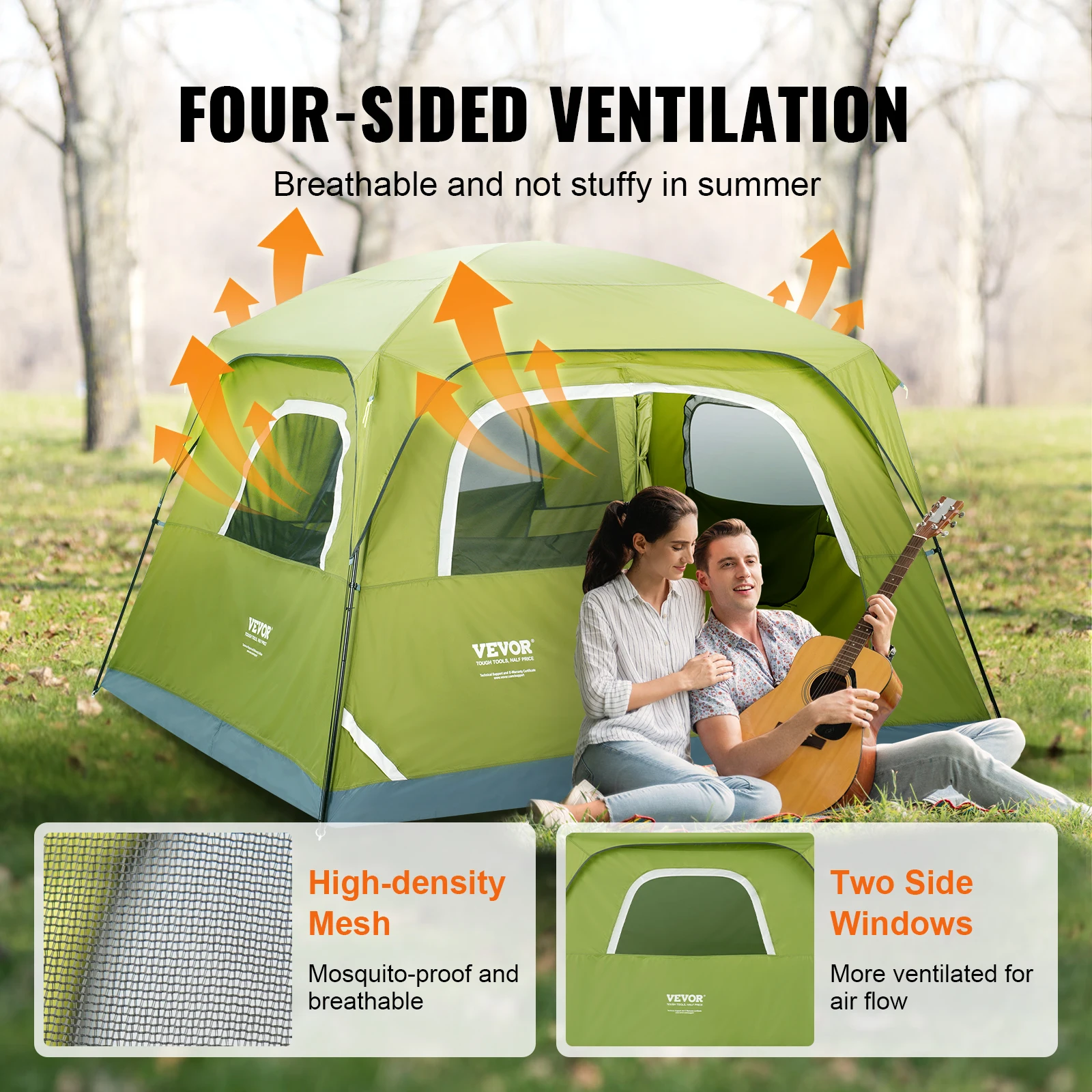 6 Person Waterproof Camping Tent 5 6 Person Waterproof Camping Tent - Image 5