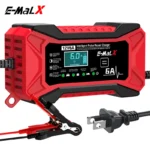 Smart 12V 6A Car Battery Charger with Pulse Repair