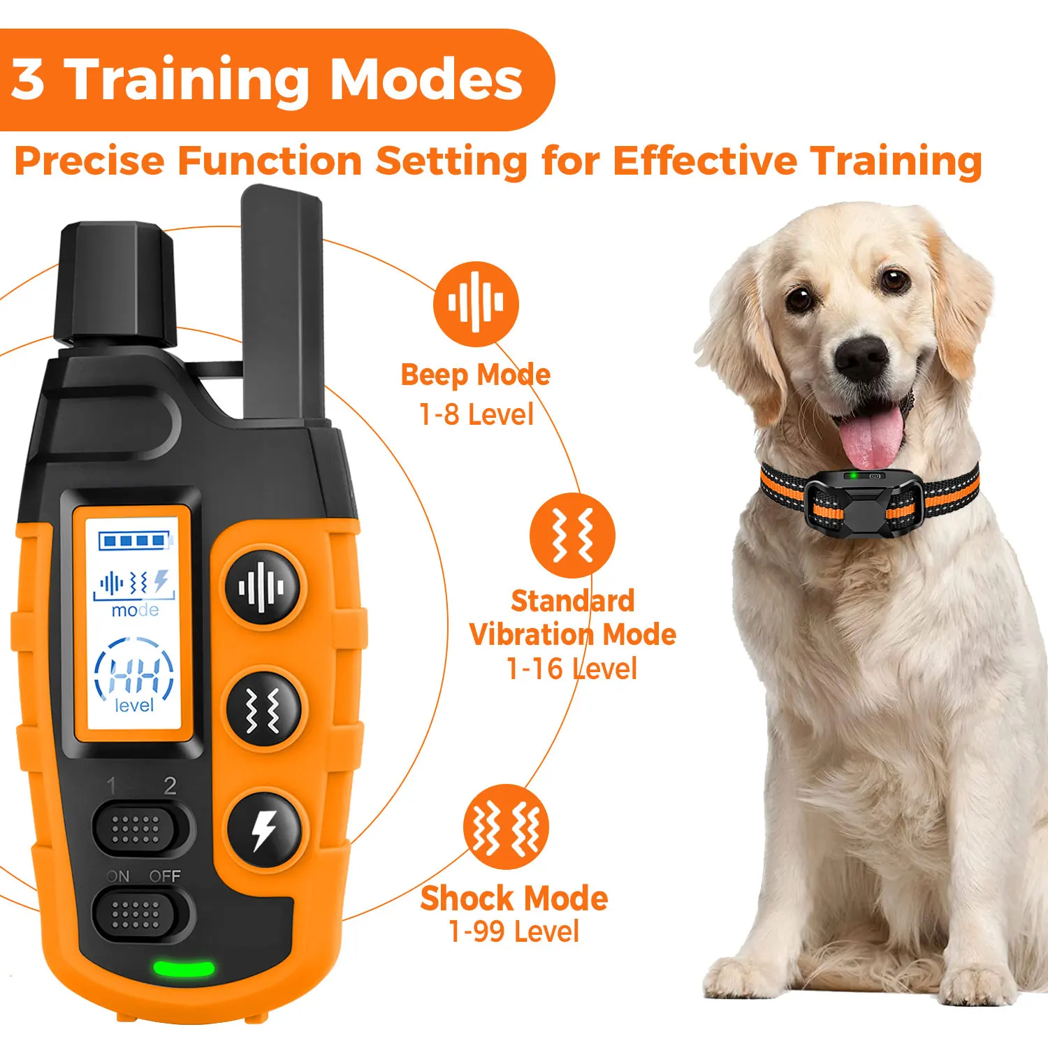 Waterproof Electric Dog Training Collar 2 Waterproof Electric Dog Training Collar - Image 2