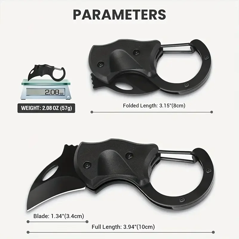 Mini Pocket Folding Knife with Keychain 5 Mini Pocket Folding Knife with Keychain - Image 5
