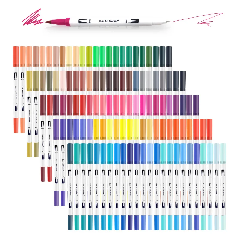 Dual-Tip Marker Set 120 Colours 5 Dual-Tip Marker Set 120 Colours - Image 5