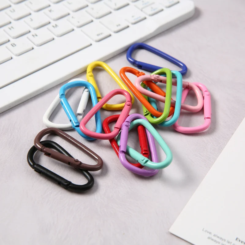 Multicolour Aluminium Keyring Carabiners