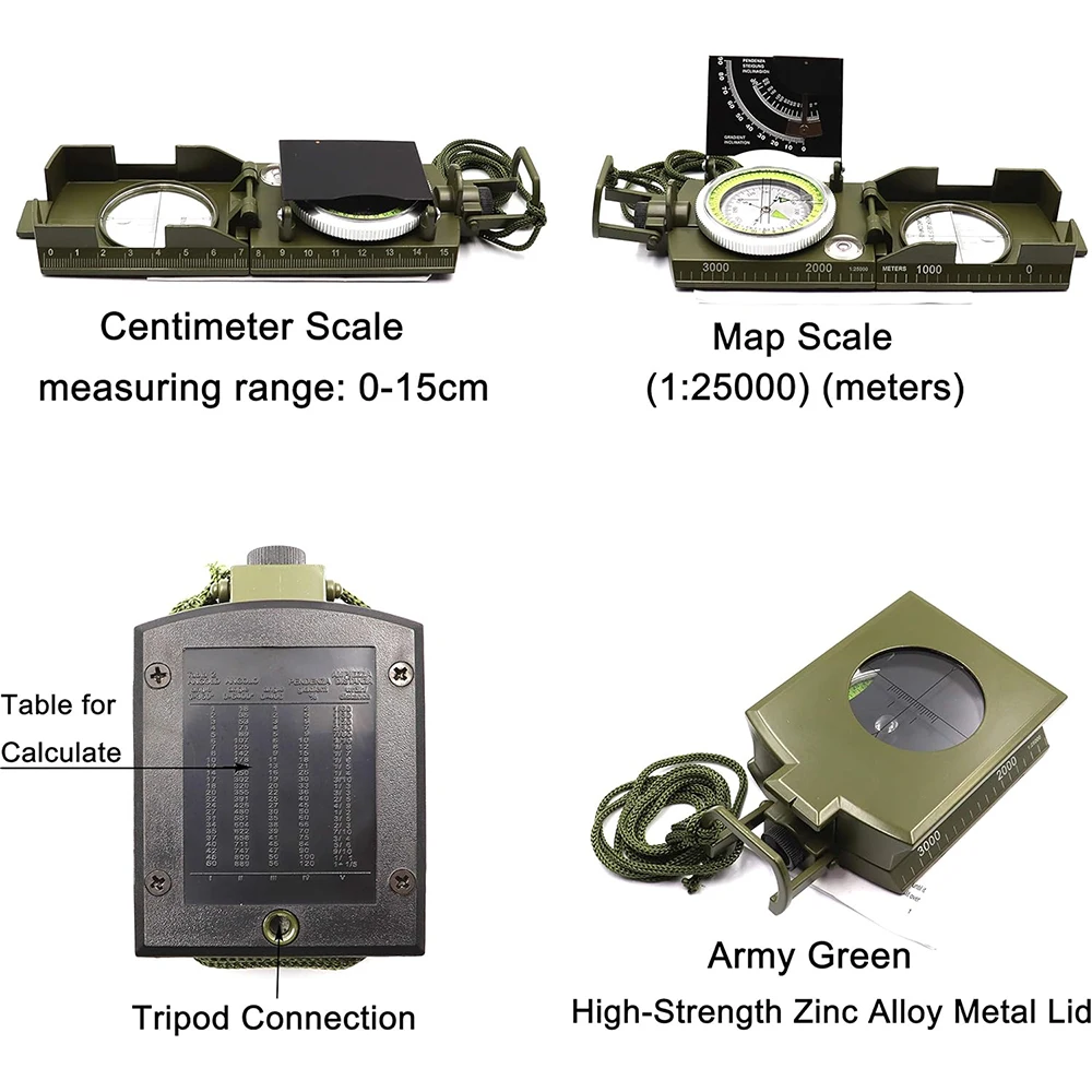 Military Compass for Outdoor Survival 5 Military Compass for Outdoor Survival - Image 5
