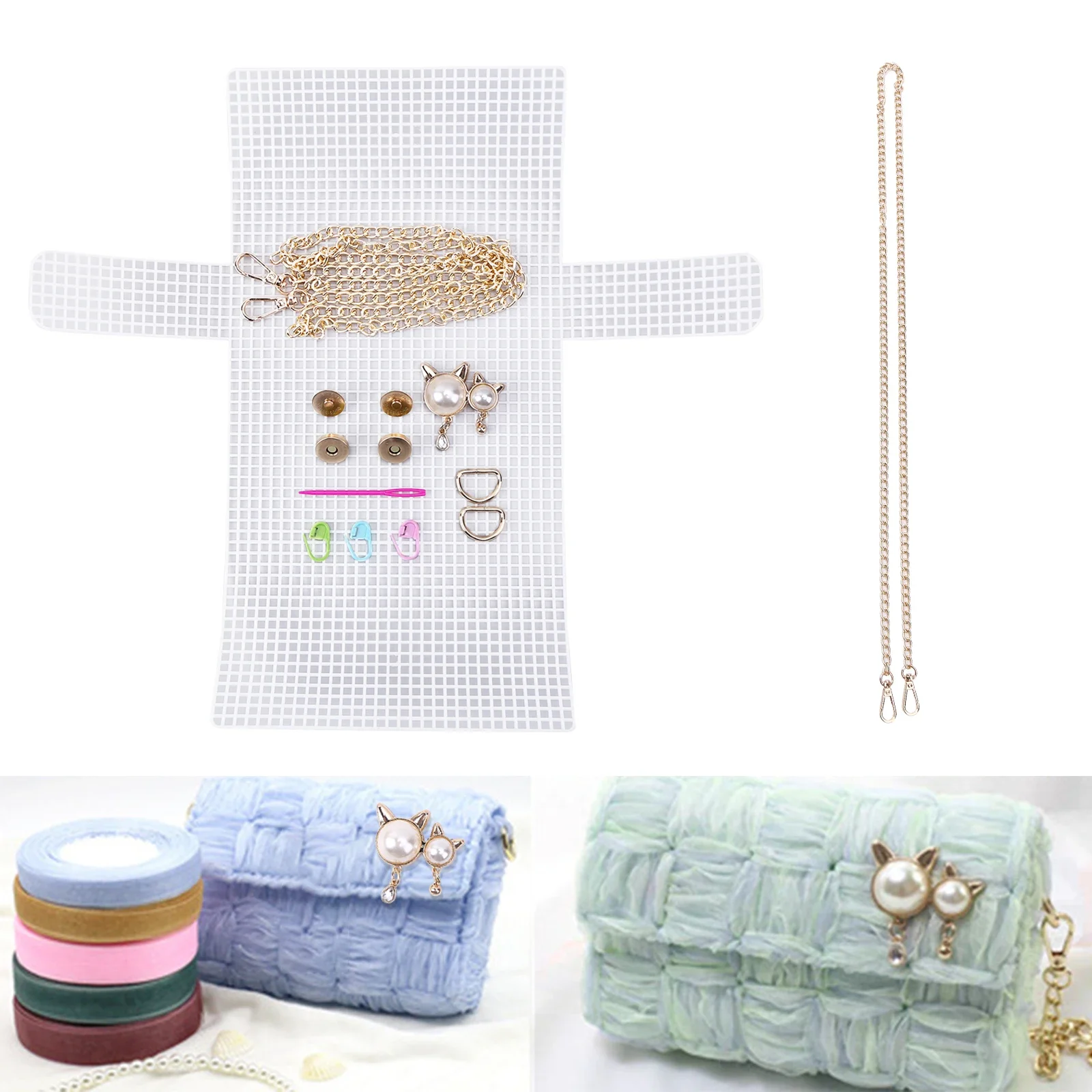DIY Crochet Bag Kit With Frame 1 DIY Crochet Bag Kit With Frame