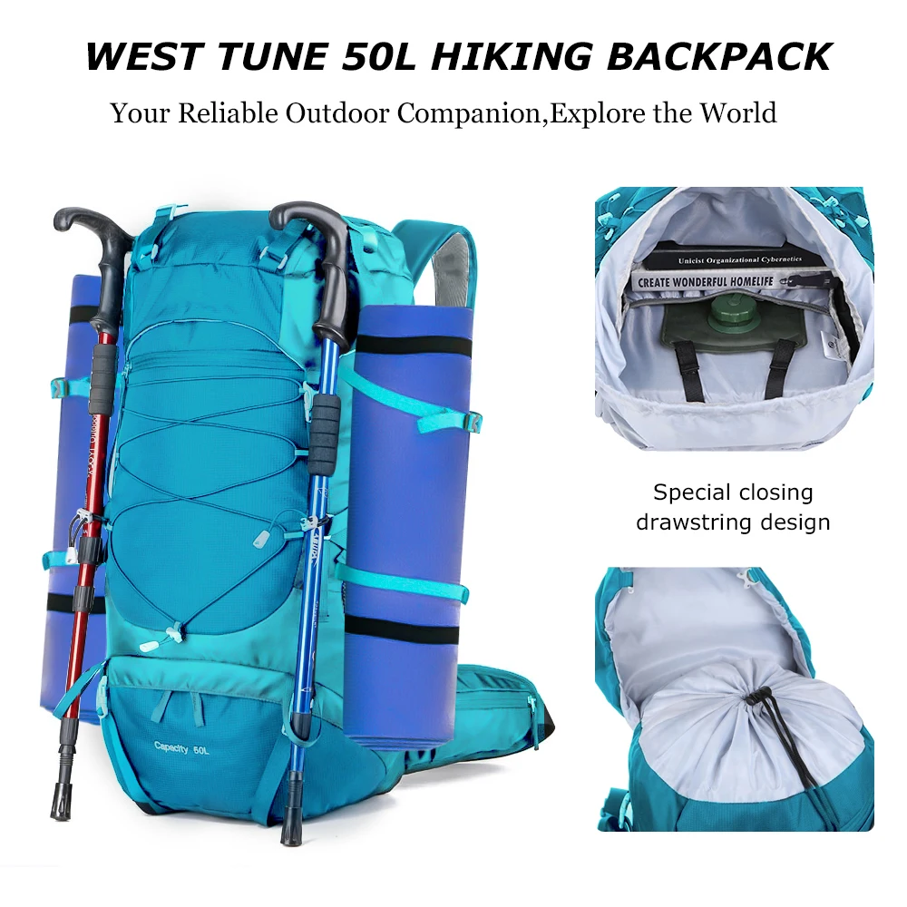 50L Mountaineering Hiking Backpack 5 50L Mountaineering Hiking Backpack - Image 5