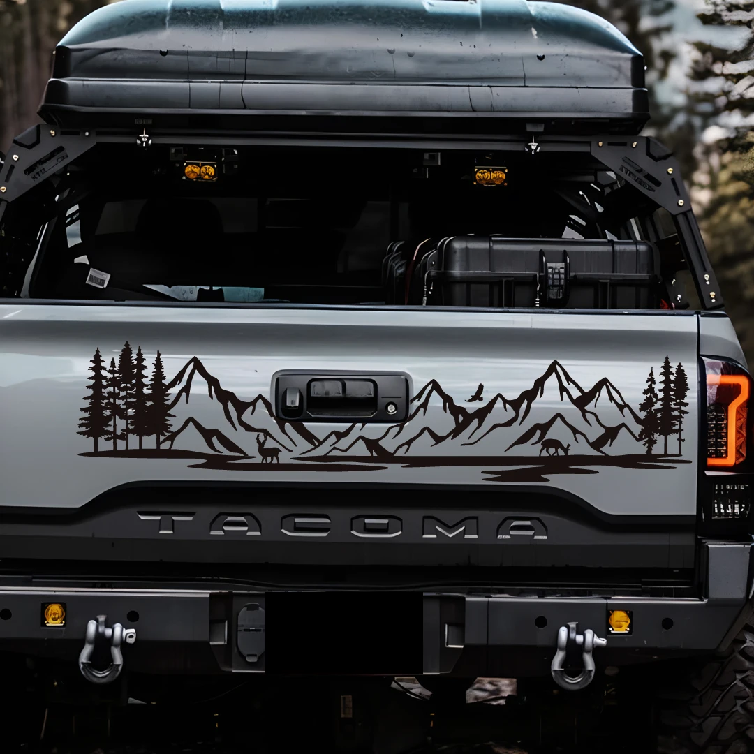Forest Camper Vinyl Decal Sticker 4 Forest Camper Vinyl Decal Sticker - Image 4