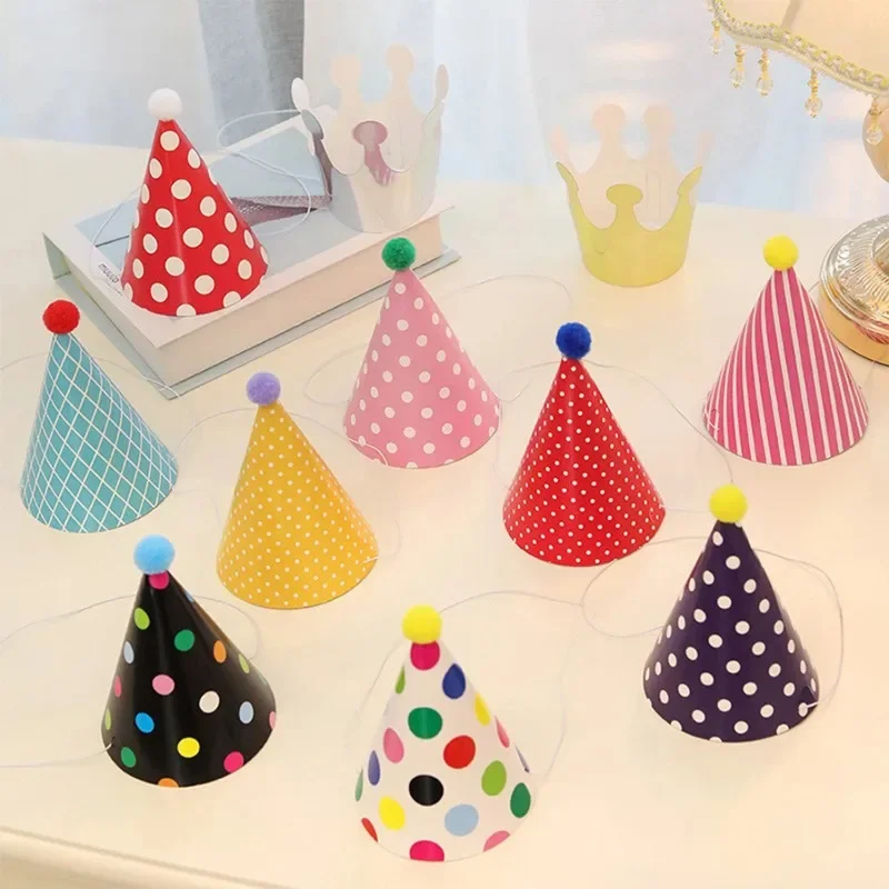 11-Piece Kids Paper Party Hats 7 11-Piece Kids Paper Party Hats - Image 7