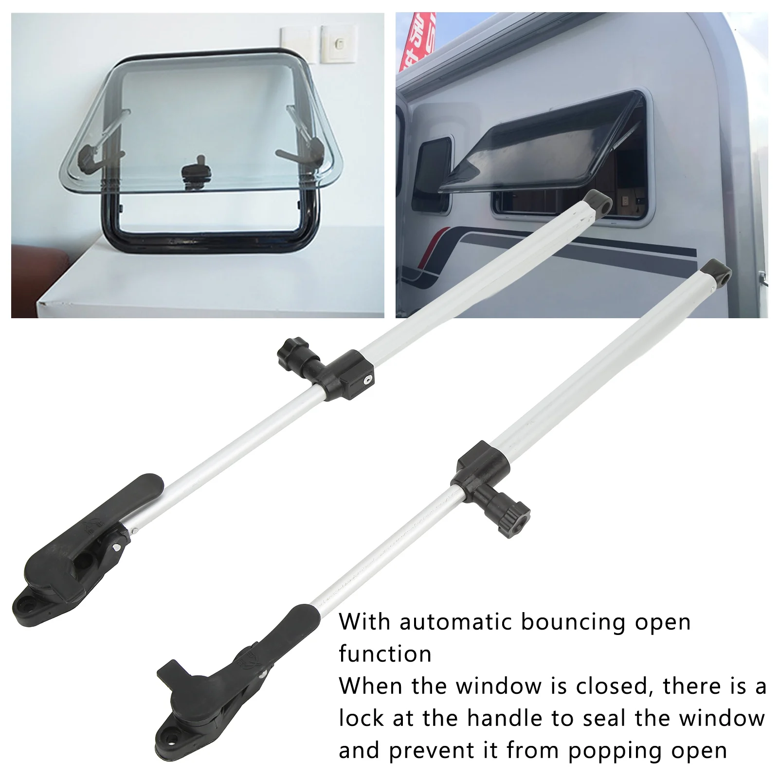 Telescopic RV Window Support Rod 310-435mm 5 Telescopic RV Window Support Rod 310-435mm - Image 5