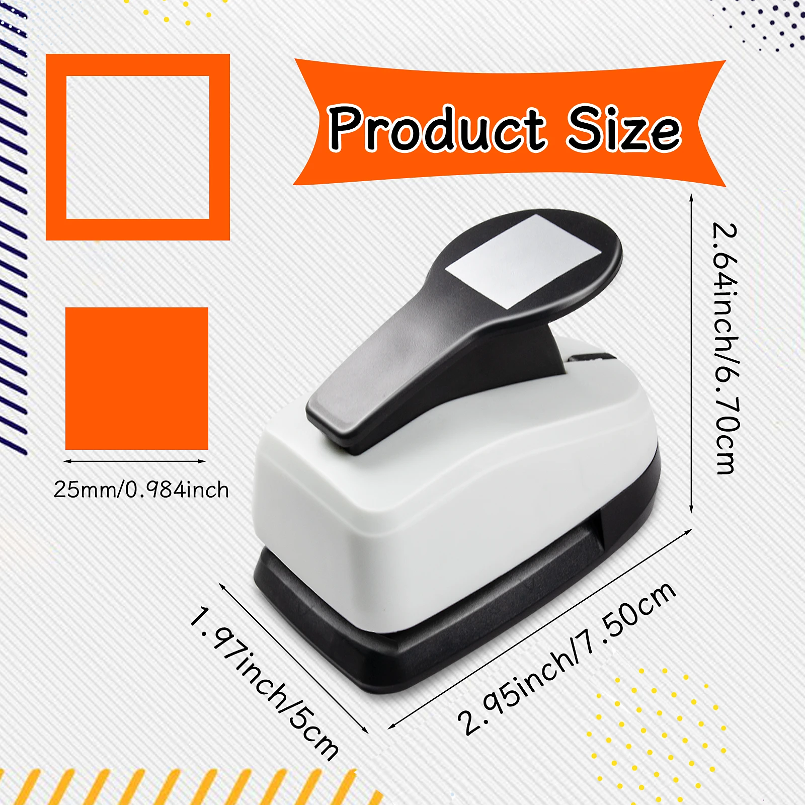 3-Piece Square Paper Punch Set 5 3-Piece Square Paper Punch Set - Image 5