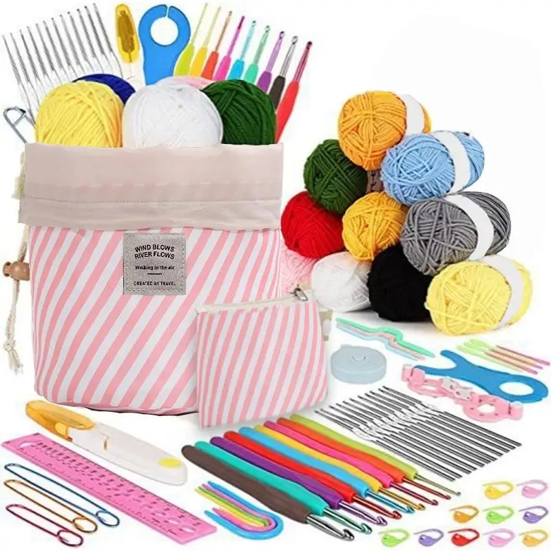 64 Piece Crochet Starter Kit With Hooks 9 64 Piece Crochet Starter Kit With Hooks - Image 9