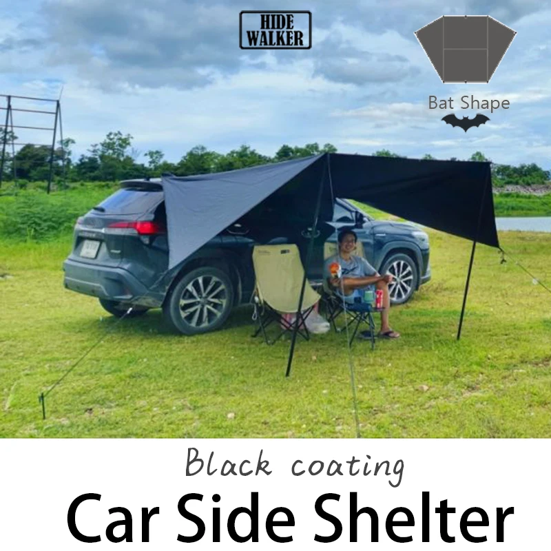 Bat Shape Car Side Awning 1 Bat Shape Car Side Awning