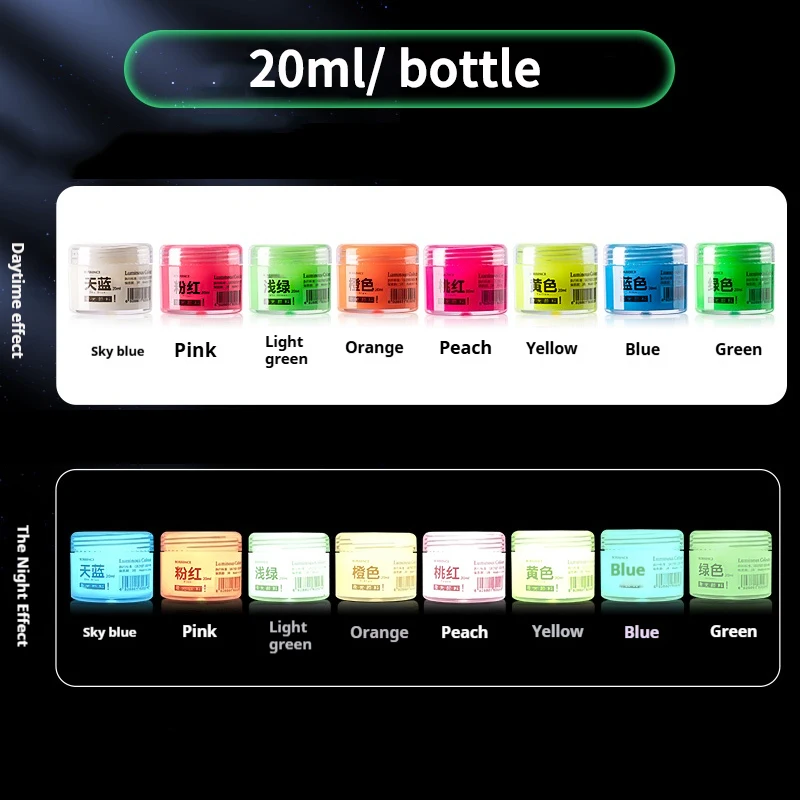 Glow-In-The-Dark Acrylic Pigment 20 ml 6 Glow-In-The-Dark Acrylic Pigment 20 ml - Image 6