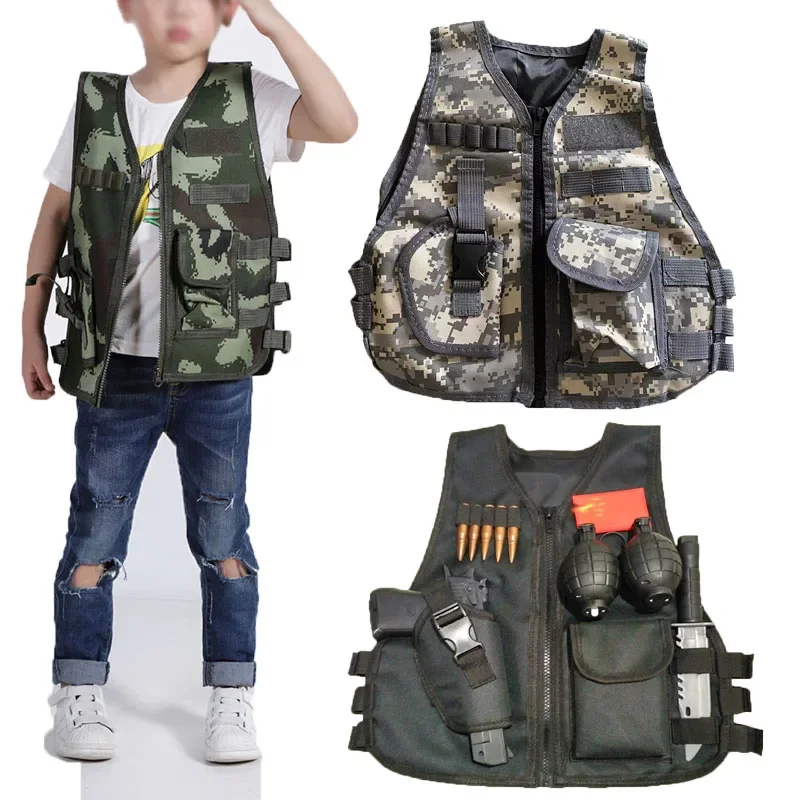 Children's Camouflage Tactical Vest