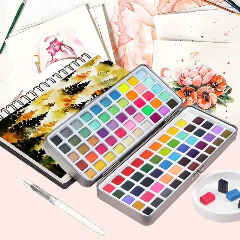 Watercolour Paint Set 50/100/168 Colours 3 Watercolour Paint Set 50/100/168 Colours - Image 3